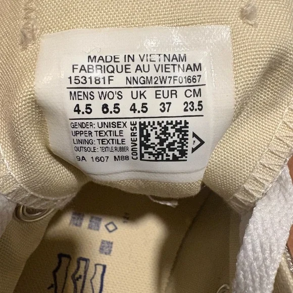 Converse Metallic Gold Sneakers - Picture 3 of 3